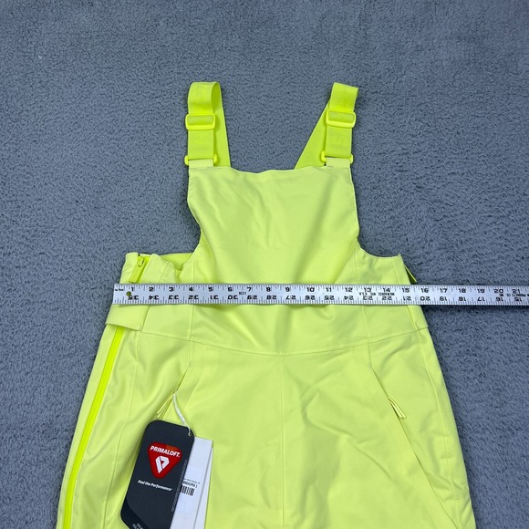 New Halfdays Women's Carson Bib Pant in Granita Size M/SHORT Neon Snow Pants - Picture 8 of 15